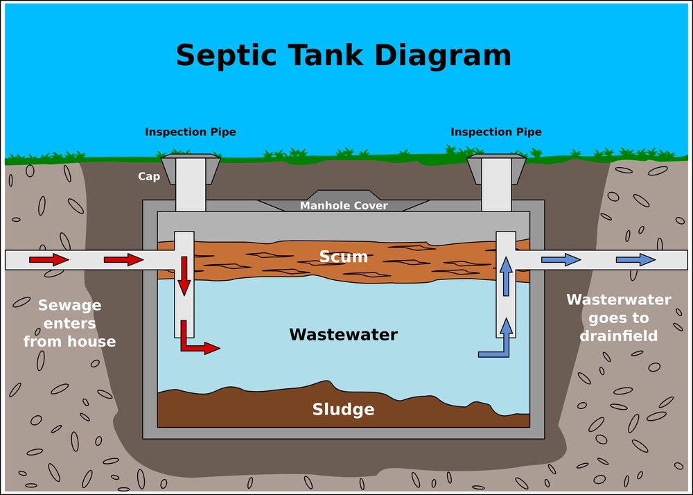 Septic tank sludge and odour remover
